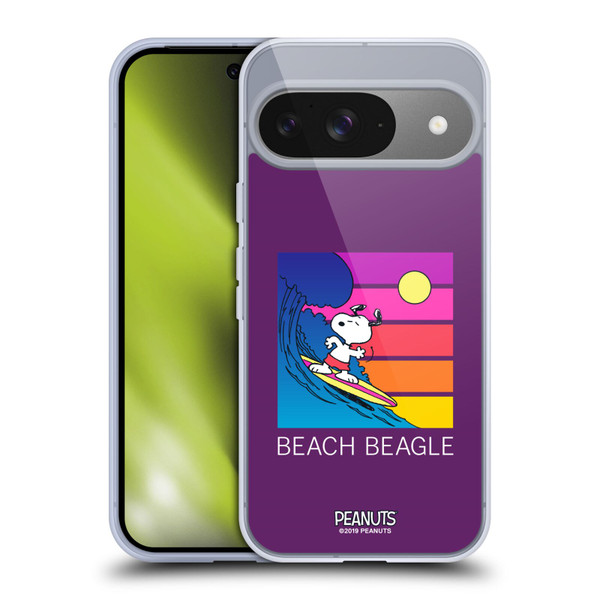 Peanuts Snoopy Aloha Disco Beach Beagle Soft Gel Case for Google Pixel 9 / Pixel 9 Pro