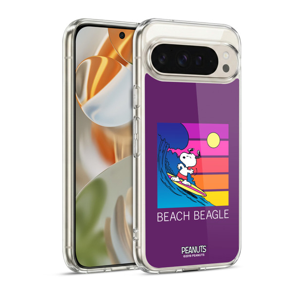 Peanuts Snoopy Aloha Disco Beach Beagle Soft Gel Case for Google Pixel 9 / Pixel 9 Pro