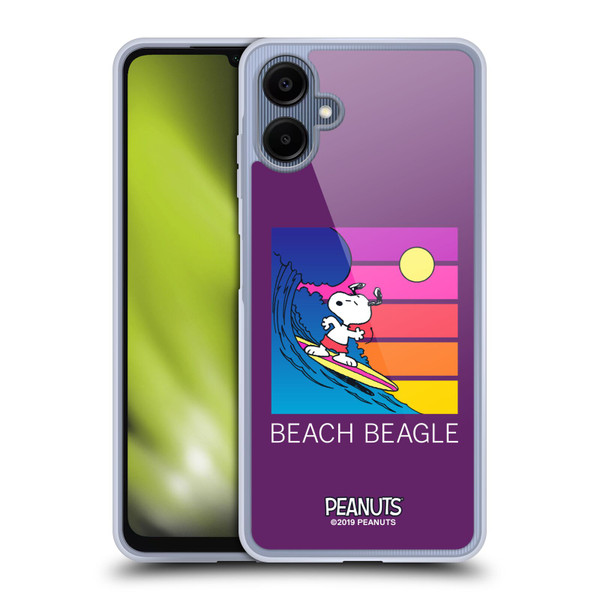 Peanuts Snoopy Aloha Disco Beach Beagle Soft Gel Case for Samsung Galaxy A06 4G