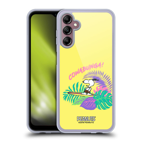 Peanuts Snoopy Aloha Disco Cowabunga! Soft Gel Case for Samsung Galaxy A14 5G