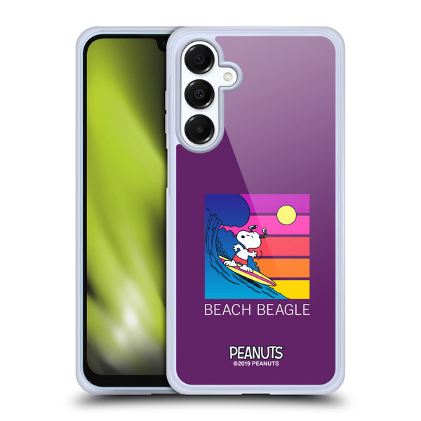 Peanuts Snoopy Aloha Disco Beach Beagle Soft Gel Case for Samsung Galaxy A16 5G & MagSafe
