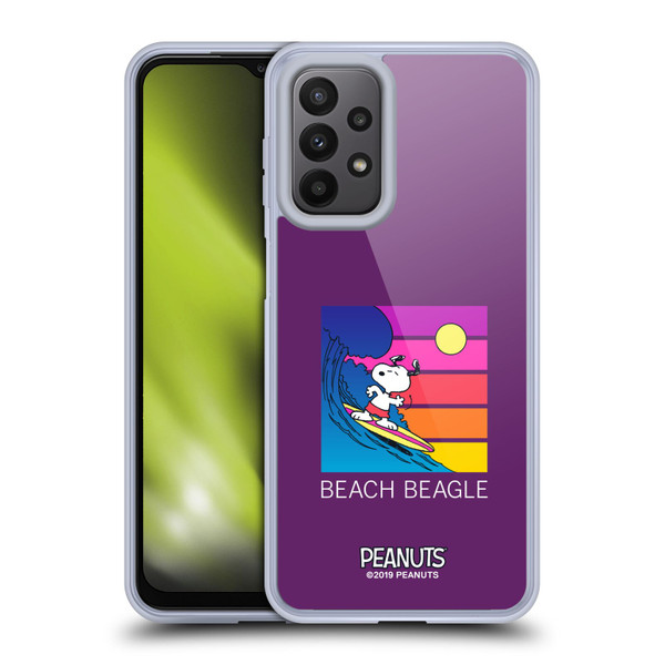 Peanuts Snoopy Aloha Disco Beach Beagle Soft Gel Case for Samsung Galaxy A23 / 5G (2022)