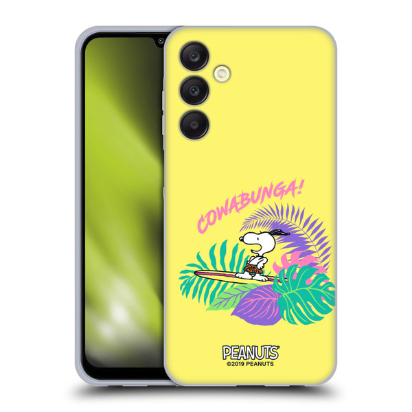 Peanuts Snoopy Aloha Disco Cowabunga! Soft Gel Case for Samsung Galaxy A25 5G