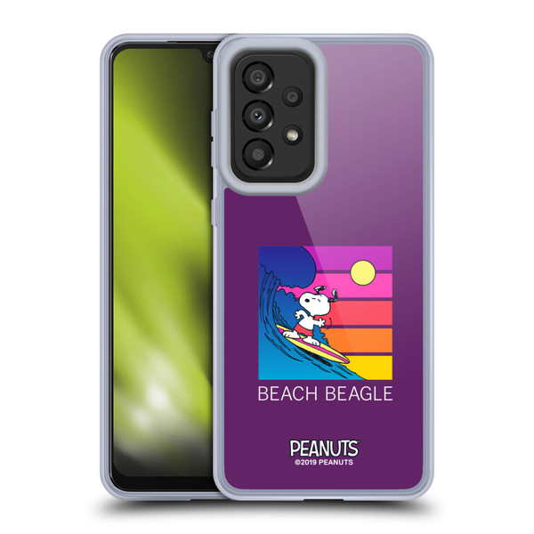Peanuts Snoopy Aloha Disco Beach Beagle Soft Gel Case for Samsung Galaxy A33 5G (2022)