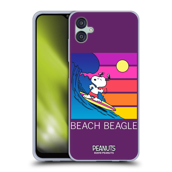 Peanuts Snoopy Aloha Disco Beach Beagle Soft Gel Case for Samsung Galaxy M04 5G / A04e
