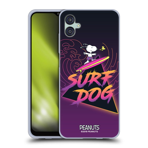Peanuts Snoopy Aloha Disco Surf Dog Soft Gel Case for Samsung Galaxy M04 5G / A04e