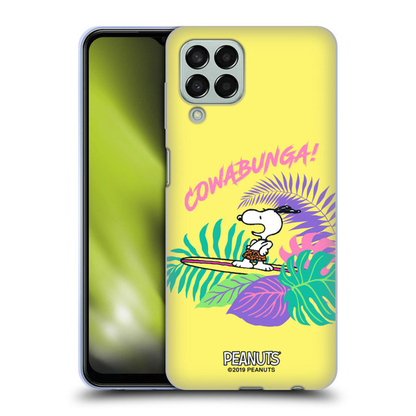 Peanuts Snoopy Aloha Disco Cowabunga! Soft Gel Case for Samsung Galaxy M33 (2022)