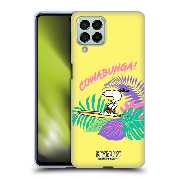 Peanuts Snoopy Aloha Disco Cowabunga! Soft Gel Case for Samsung Galaxy M53 (2022)
