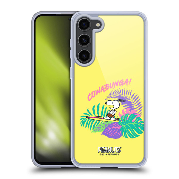 Peanuts Snoopy Aloha Disco Cowabunga! Soft Gel Case for Samsung Galaxy S23+ 5G & MagSafe