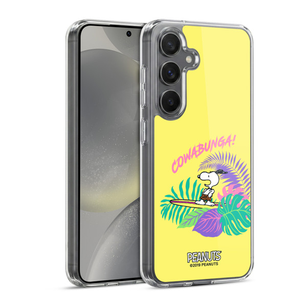 Peanuts Snoopy Aloha Disco Cowabunga! Soft Gel Case for Samsung Galaxy S24 5G & MagSafe