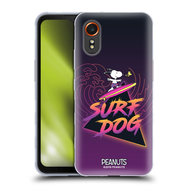 Peanuts Snoopy Aloha Disco Surf Dog Soft Gel Case for Samsung Galaxy Xcover7 5G