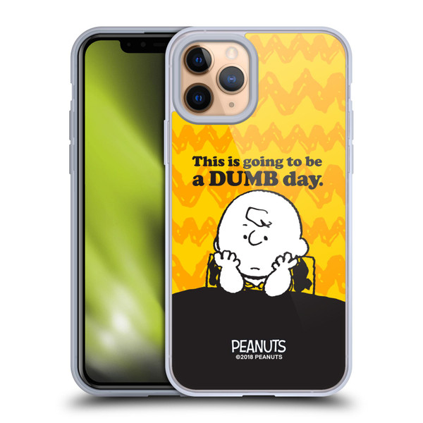 Peanuts Charlie Brown Dumb Day Soft Gel Case for Apple iPhone 11 Pro & MagSafe