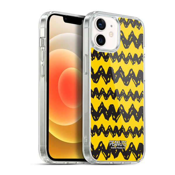 Peanuts Charlie Brown Patterns Soft Gel Case for Apple iPhone 12 / iPhone 12 Pro & MagSafe