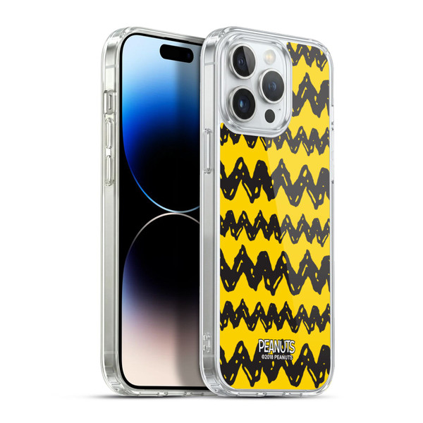 Peanuts Charlie Brown Patterns Soft Gel Case for Apple iPhone 13 Pro Max & MagSafe