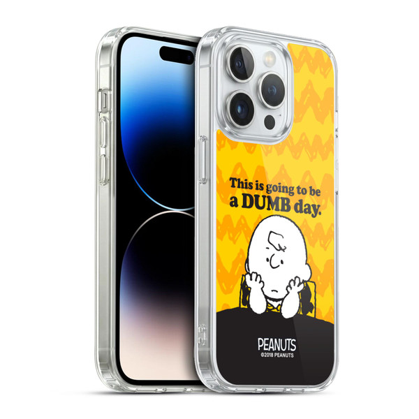 Peanuts Charlie Brown Dumb Day Soft Gel Case for Apple iPhone 13 Pro & MagSafe