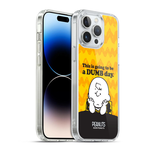 Peanuts Charlie Brown Dumb Day Soft Gel Case for Apple iPhone 14 Pro Max & MagSafe