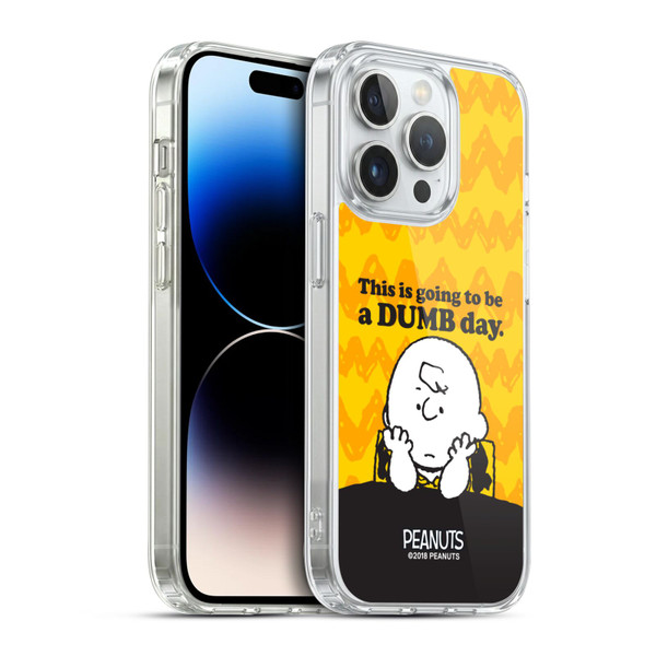Peanuts Charlie Brown Dumb Day Soft Gel Case for Apple iPhone 14 Pro & MagSafe