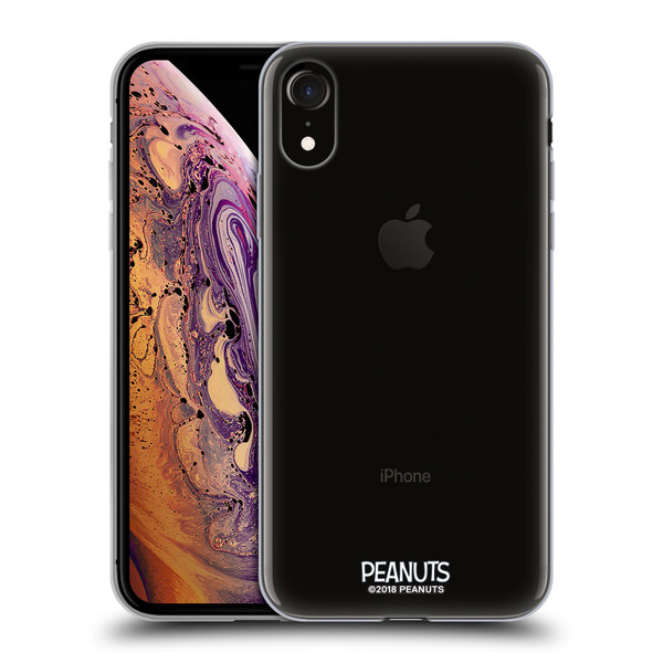 Peanuts Charlie Brown Patterns 3 Soft Gel Case for Apple iPhone XR