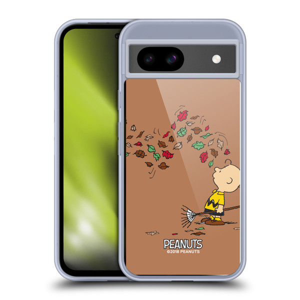 Peanuts Charlie Brown Autumn Soft Gel Case for Google Pixel 8a