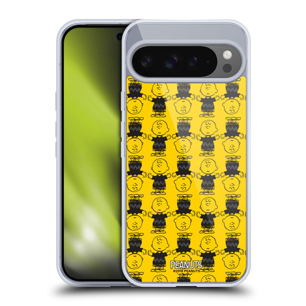 Peanuts Charlie Brown Patterns 2 Soft Gel Case for Google Pixel 9 Pro XL