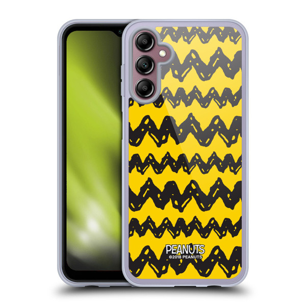 Peanuts Charlie Brown Patterns Soft Gel Case for Samsung Galaxy A14 5G