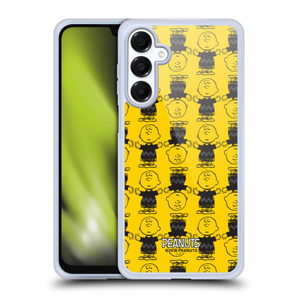 Peanuts Charlie Brown Patterns 2 Soft Gel Case for Samsung Galaxy A16 5G & MagSafe