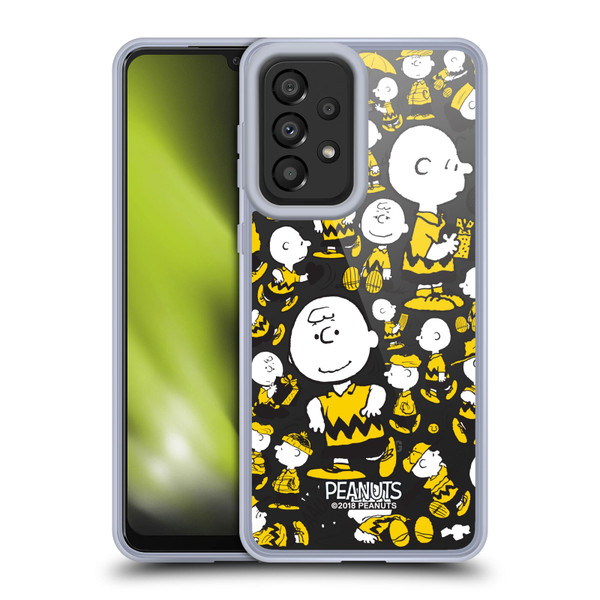 Peanuts Charlie Brown Patterns 3 Soft Gel Case for Samsung Galaxy A33 5G (2022)
