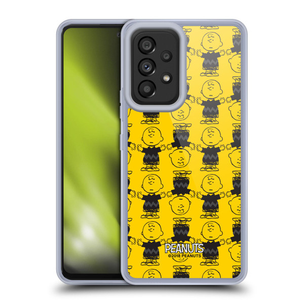 Peanuts Charlie Brown Patterns 2 Soft Gel Case for Samsung Galaxy A53 5G (2022)