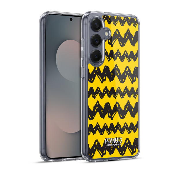 Peanuts Charlie Brown Patterns Soft Gel Case for Samsung Galaxy S25+ & MagSafe