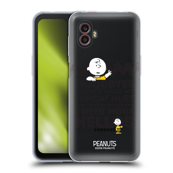 Peanuts Charlie Brown Hellos Soft Gel Case for Samsung Galaxy Xcover6 Pro/Pro2