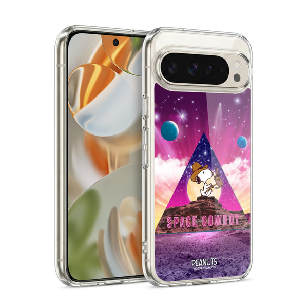 Peanuts Snoopy Space Cowboy Nebula Triangle Soft Gel Case for Google Pixel 9 / Pixel 9 Pro