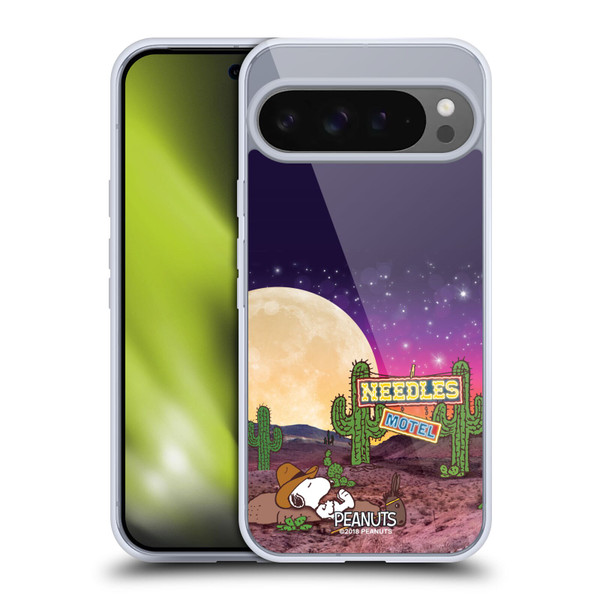 Peanuts Snoopy Space Cowboy Nebula Cactus Needles Soft Gel Case for Google Pixel 9 Pro XL