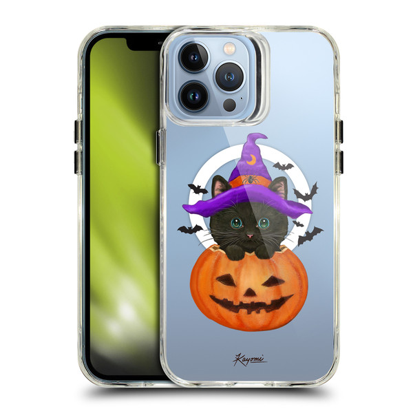 Kayomi Harai Animals Halloween Cat SHOCKPROOF BUMPER CASE COMPATIBLE WITH Apple iPhone 13 Pro Max & MAGSAFE