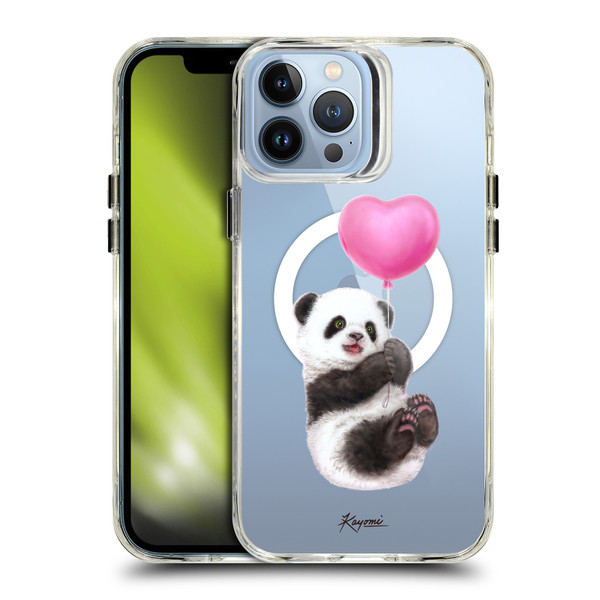 Kayomi Harai Animals Panda Balloon SHOCKPROOF BUMPER CASE COMPATIBLE WITH Apple iPhone 13 Pro Max & MAGSAFE