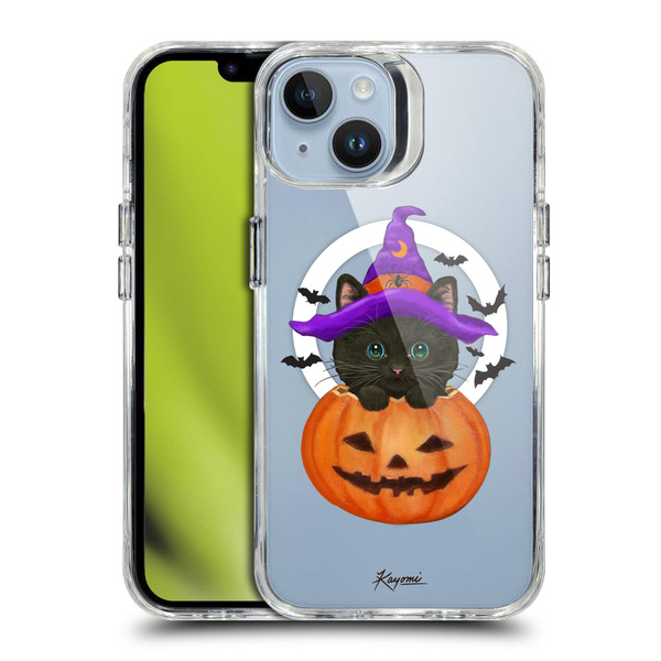 Kayomi Harai Animals Halloween Cat SHOCKPROOF BUMPER CASE COMPATIBLE WITH Apple iPhone 14 & MAGSAFE
