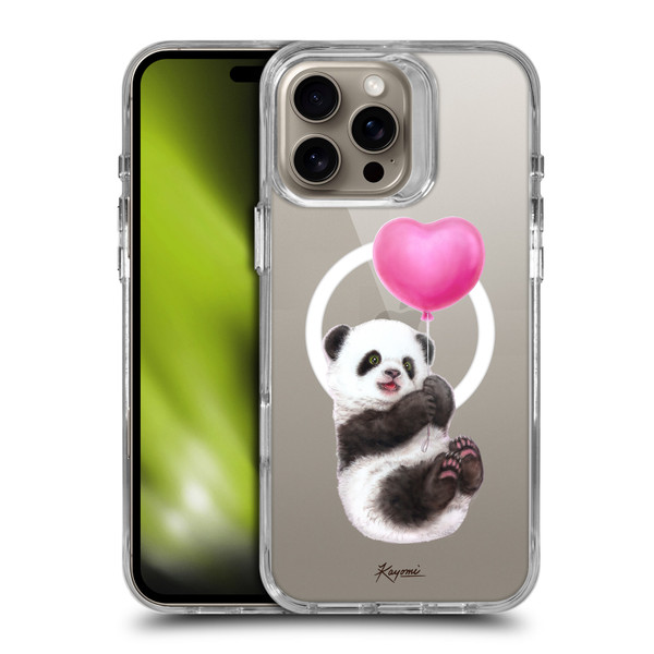 Kayomi Harai Animals Panda Balloon SHOCKPROOF BUMPER CASE COMPATIBLE WITH Apple iPhone 16 Pro Max & MAGSAFE