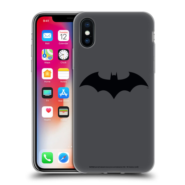 Batman DC Comics Logos Hush Soft Gel Case for Apple iPhone X / iPhone XS & MagSafe