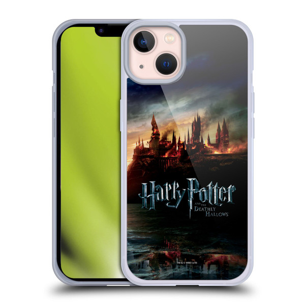 Harry Potter Deathly Hallows VIII Castle Soft Gel Case for Apple iPhone 13