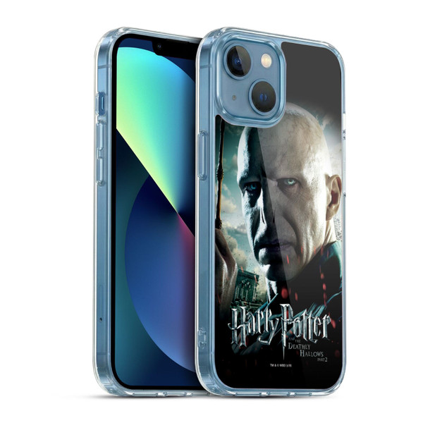 Harry Potter Deathly Hallows VIII Voldemort Soft Gel Case for Apple iPhone 13 Mini & MagSafe