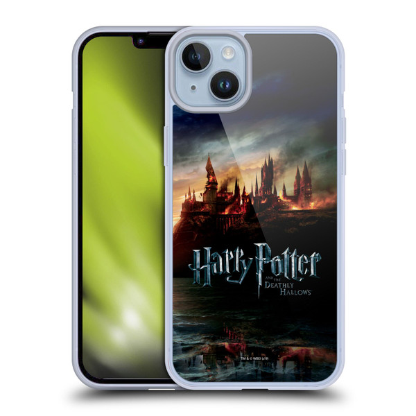 Harry Potter Deathly Hallows VIII Castle Soft Gel Case for Apple iPhone 14 Plus & MagSafe