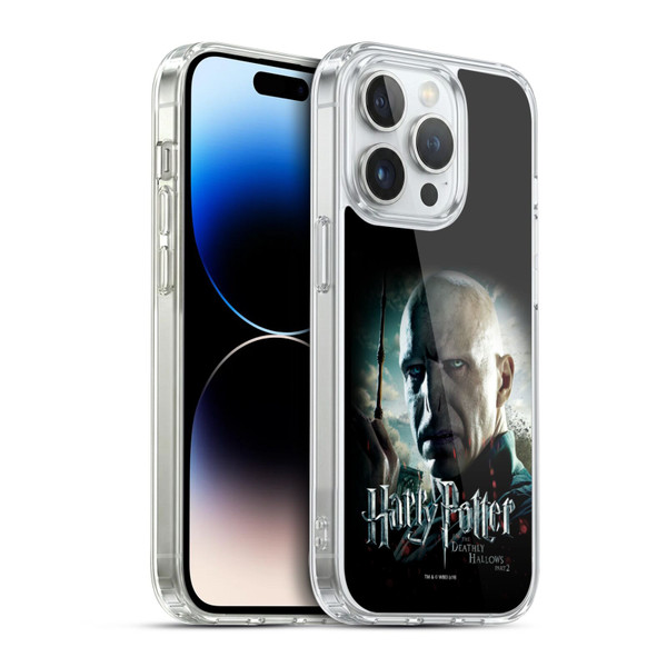 Harry Potter Deathly Hallows VIII Voldemort Soft Gel Case for Apple iPhone 14 Pro & MagSafe