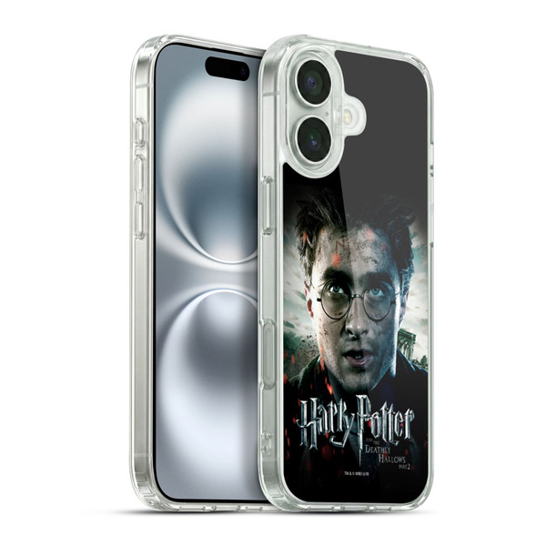 Harry Potter Deathly Hallows VIII Potrait Soft Gel Case for Apple iPhone 16 Plus & MagSafe
