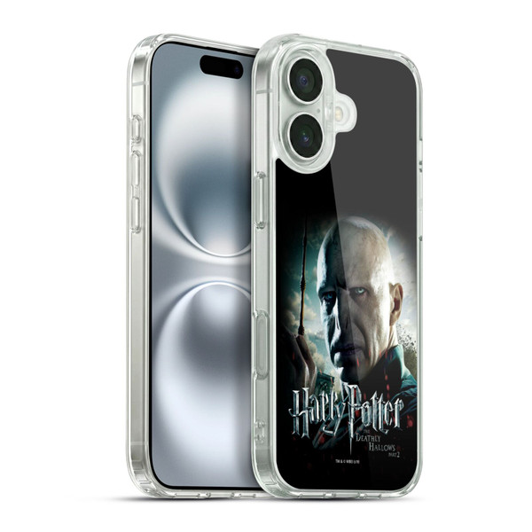 Harry Potter Deathly Hallows VIII Voldemort Soft Gel Case for Apple iPhone 16 Plus & MagSafe