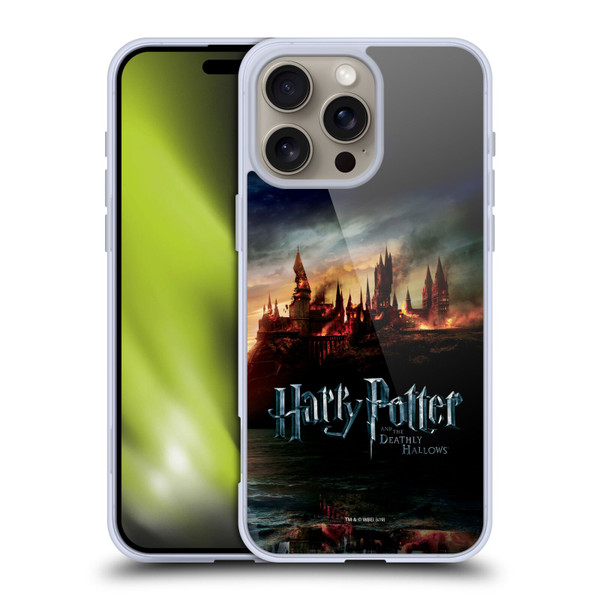 Harry Potter Deathly Hallows VIII Castle Soft Gel Case for Apple iPhone 16 Pro Max & MagSafe