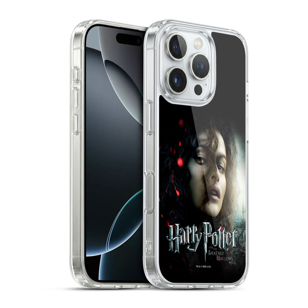 Harry Potter Deathly Hallows VIII Bellatrix Lestrange Soft Gel Case for Apple iPhone 16 Pro & MagSafe