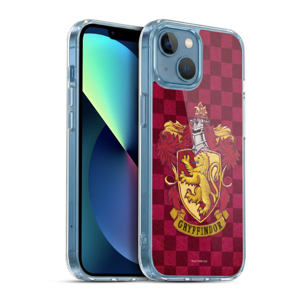 Harry Potter Sorcerer's Stone I Gryffindor Crest 2 Soft Gel Case for Apple iPhone 13 Mini & MagSafe