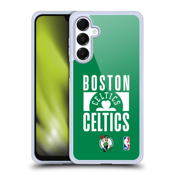 NBA Boston Celtics Typography Soft Gel Case for Samsung Galaxy A16 5G & MagSafe