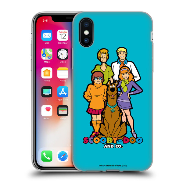Scooby-Doo Mystery Inc. Scooby-Doo And Co. Soft Gel Case for Apple iPhone X / iPhone XS & MagSafe