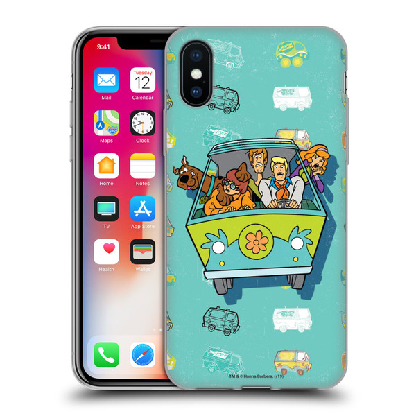 Scooby-Doo 50th Anniversary Mystery Inc. Soft Gel Case for Apple iPhone X / iPhone XS & MagSafe