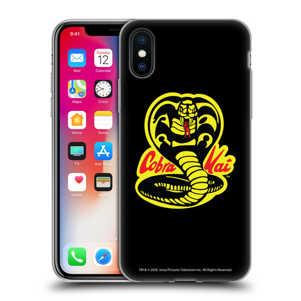 Cobra Kai Graphics Logo Soft Gel Case for Apple iPhone X / iPhone XS & MagSafe